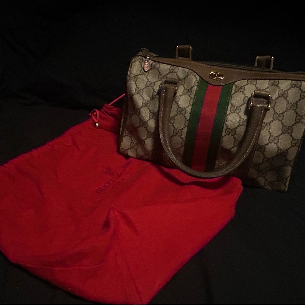 80s Vintage Gucci Boston Bag